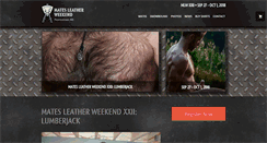 Desktop Screenshot of matesleatherweekend.com